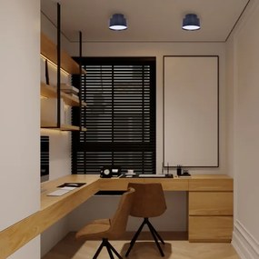 Rabalux 71320 - Plafonieră LED OVIDIA LED/24W/230V 3000K neagră