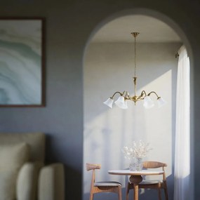 Candelabru din alama cu detalii gravate Dalida