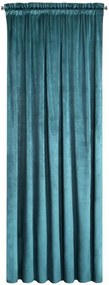 Draperie din catifea turcoaz cu rejansă Lungime: 270 cm