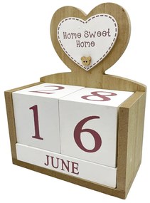 Calendar perpetuu de birou HOME, 14x18cm