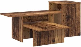 vidaXL Masă de consolă Lemn vechi 91,5 x 35 x 38,5 cm Lemn compozit