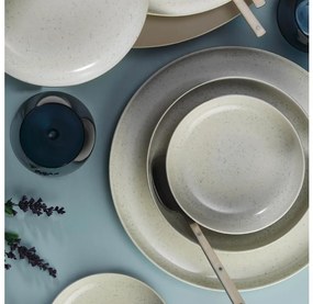 Set de masă 18 piese bej/porțelan