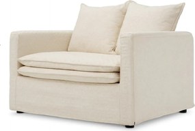 Fotoliu design LUX Montgomery, Sunbeam off-white