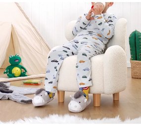 Fotoliu pentru copii TOBI, alb