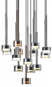 Lustra suspendata design modern TONIC 14L multicolor