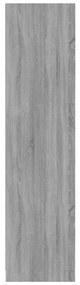 Sifonier, gri sonoma, 100x50x200 cm, lemn prelucrat sonoma gri, 1