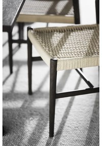 Scaune de dining natural /maro închis 2 buc. Harlan – Rowico