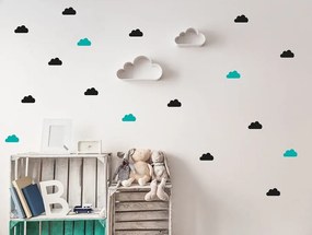 Stickere camera copii - Nori mint