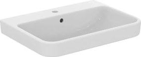 Lavoar suspendat Ideal Standard i.life B alb lucios SmartGuard 65 cm cu orificiu baterie si preaplin