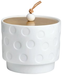 Cutie alba din portelan BIG DOTS