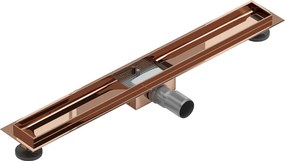 Mexen Flat corp pentru scurgere liniară 80 cm, aur roz - 1615080