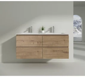 Dijon Sonoma Dulap de baie cu lavoar 120cm