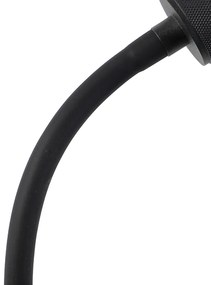 Lampă de birou modernă neagră cu braț flexibil - Cavalux