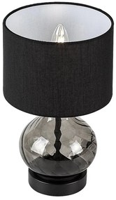 Veioza/Lampa de masa decorativa Pirelo fumuriu