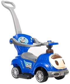 Masinuta copii si bebe NOVOKIDS™ BabyCar, Cu melodii si lumini, Maner de impins pentru parinti detasabil, Functie trotineta fara pedale, Pentru