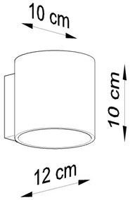 Aplică perete ORBIS 1 1xG9/40W/230V negru
