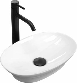 Lavoar mini alb pe blat Rea Lavi 41 cm