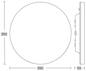 Steinel LED RSPROR20PLUS 15,86W 230V IP40 3000K cu senzor și dimmer