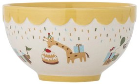 Bol pentru copii galben/crem din gresie ø 13,5 cm Celebrate – Bloomingville Mini