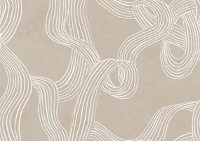 Fototapet, Stripes Repeatable, Beige, Rebel Walls