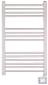 Calorifer pentru baie Adler AD 7824, 600W, 13 elementi, Panou de control LED, IP24, Alb