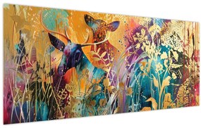 Tablou - Pictura abstractă a naturii (120x50 cm)