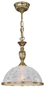Lustra, Pendul clasic din alama si sticla 6202