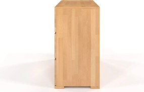 Comodă lemn masiv TerraCraft Fag 3+2+1 Sertare, 120 × 45 × 81 cm - Natural