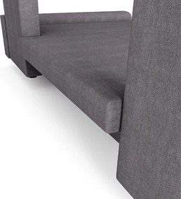Coltar extensibil in forma de U VALERIO, gri deschis/bej, 305x140 cm