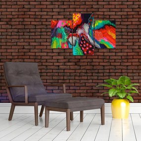 Tablou abstract - culori (90x60 cm)