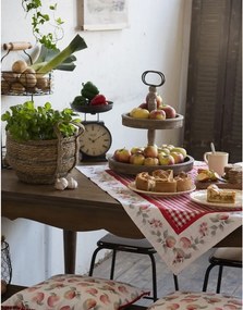 Jardinieră decorativă din lemn, în formă de găină, 35x18x40 cm, stil rustic