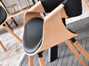 Scaun Bjorn K (stejar negru + stejar). 1110932