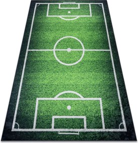 BAMBINO 58690 covor lavabil Teren, fotbal pentru copii anti-alunecare - verde