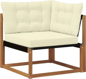 vidaXL Sofa Colțar pentru Exterior Lemn Solid de Acacia natural