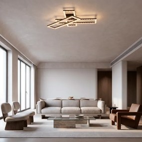JUST LIGHT. 14733-18 - LED Plafonieră GLITRA LED/35W/230V neagră