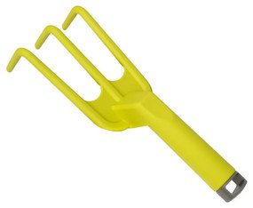 Greblă mică pentru grădinărit Plastia Tool, verde