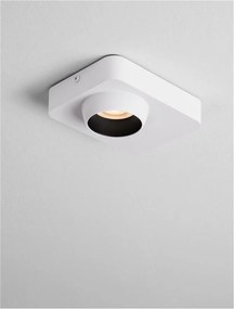 Spot LED aplicat stil minimalist KEDROS alb