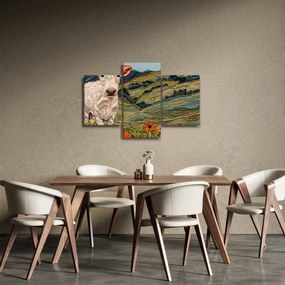 Tablou - Imitație de motiv tricotat (90x60 cm)
