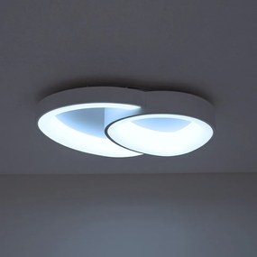 Plafoniera LED CCT cu telecomanda AREA 2 alb