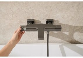 Baterie termostatică pentru cadă KFA Armatura MALAGA 5754-010-61, gri metalizat