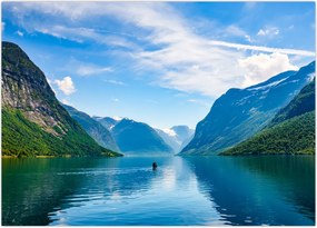 Tablou - Lacul Lovatnet (70x50 cm)