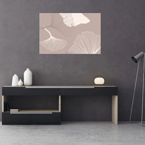 Tablou - Frunze bej N⁰1 (90x60 cm)