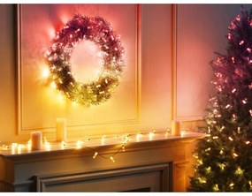 Instalație LED RGB dimabilă de Crăciun 100xLED 8 m USB Wi-Fi Twinkly TWKC100RGB-T