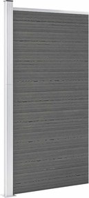 vidaXL Panou de gard, gri, 95x186 cm, WPC