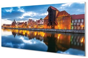 Panouri de sticlă clădiri fluviale Gdańsk