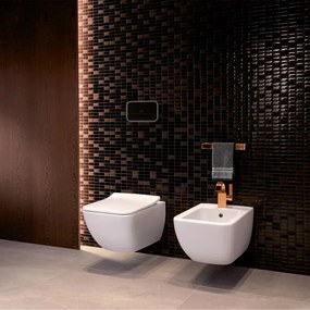 Bideu suspendat Villeroy&Boch Venticello cu finisaj alb Alpin CeramicPlus