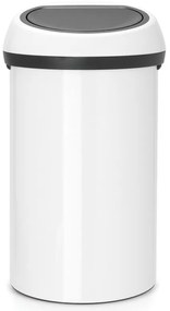Cos de gunoi Brabantia Touch Bin 647246, 60 L, Deschidere lina si silentioasaă, Alb