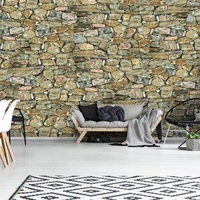 Fototapet - Stone Wall Rock (254x184 cm)