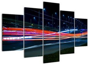 Tabloul orașului nocturn (150x105 cm)