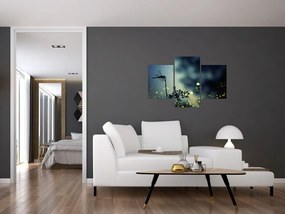 Tablou - Libelula în noaptea strălucitoare (90x60 cm)